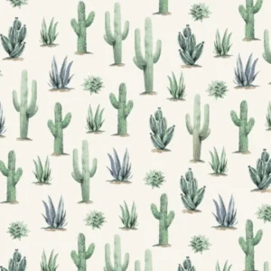 Desert Cowboy Cream Cacti 52453D-2 By Windham Fabrics