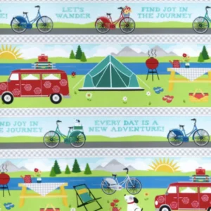 Adventure Time Border Stripe 3007 68533 794 By Wilmington Prints