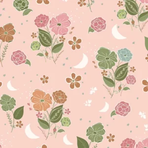 Beneath the Western Sky Main Floral Flowers Pink C11190-PINK by Riley Blake Designs