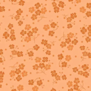 Carnaby Street Orange Flowers MAS9625-O By Maywood Studio