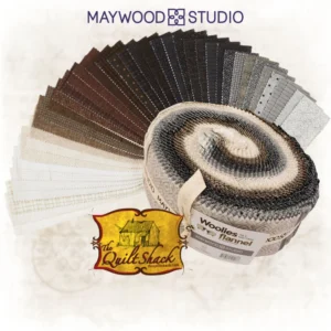 2.5" Strips Jelly Roll Woolies Flannel Neutrals Volume 2 By Bonnie Sullivan For Maywood Studios