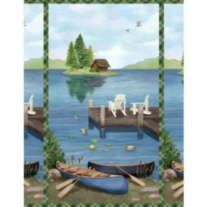 Lakefront 24" Panel 3017 27678 472 By Wilmington Prints