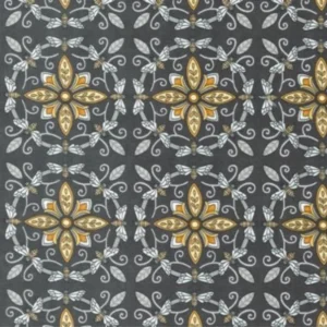 Honey Lavender Bumble Bee Tiles Bees Charcoal 56081-17 By Moda Fabrics