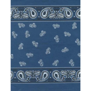 Ponderosa 16″ Classic Retro Navy Bandana 920-298 By Moda Fabrics