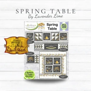 Spring Table Book Table Runner G DLL 205 Pattern By Lavender Lime Quilting