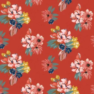 Wild Rose Floral Red C14041-RED By Riley Blake Designs