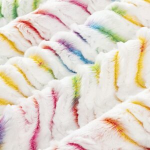 Luxe Cuddle® Zebra Vibrant By Shannon Fabrics - Image 2