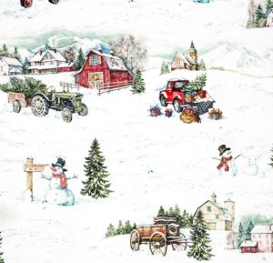 Tis' the Season Digital Cuddle® Snow By Shannon Fabrics