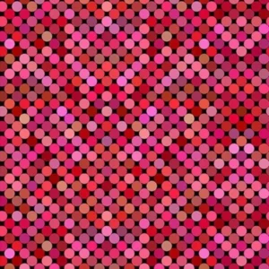 Colorful Pink Red Dots 6COL-1 By In The Beginning Fabrics