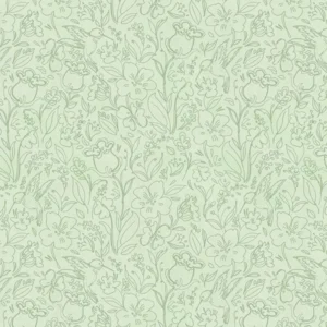 Hummingbird Floral Toile Green 39833 777 By Wilmington Prints