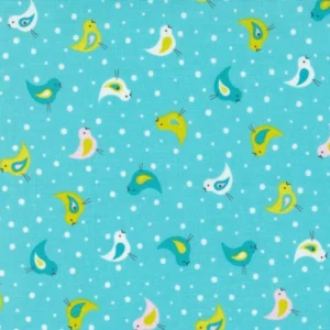 Sweet And Plenty Birdies Blue Razz 22451 22 By Moda Fabrics