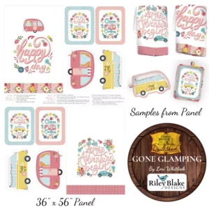 Gone Glamping Home Décor Panel HD14797-PANEL By Riley Blake Designs