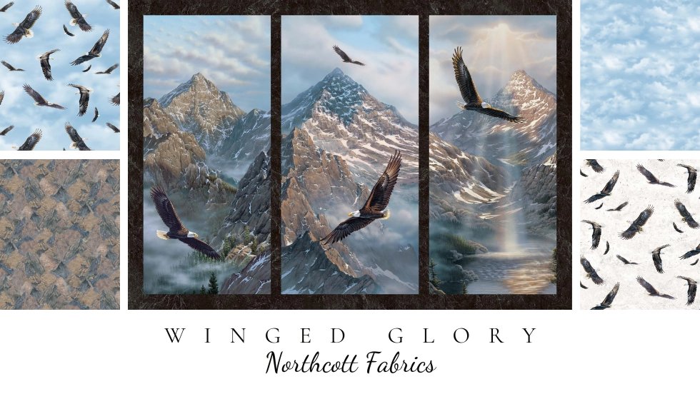 Winged Glory By Northcott Fabrics
