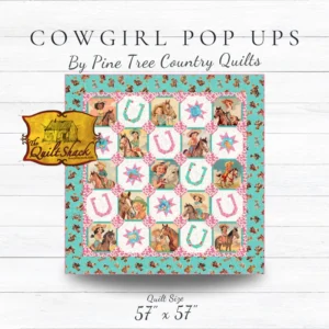 Cowgirl Pop Ups Part 2 PT4410B By Pine Tree Country Quilts