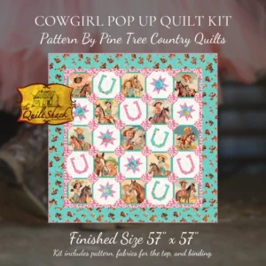 Cowgirl Pop Ups PT2 Kit By QT Fabrics