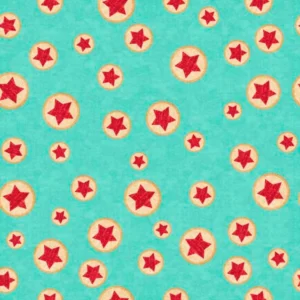 Hey Cowgirl Star Toss Light Jade 30373-Q By QT Fabrics