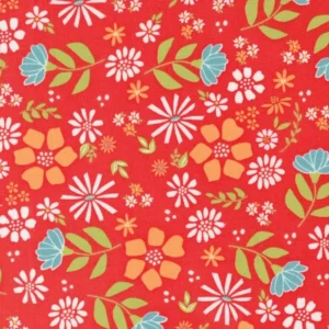 Laguna Sunrise Wild Rose Florals Geranium 37680 16 By Moda Fabrics