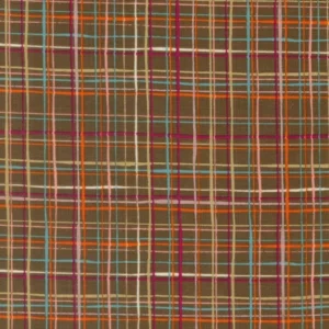 Things Above Lattice Plaid Cocoa 45615 13 By Moda Fabrics