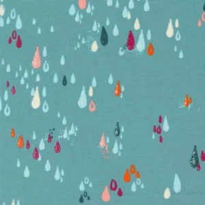 Things Above Raindrops Blenders Teal 45617 25 By Moda Fabrics