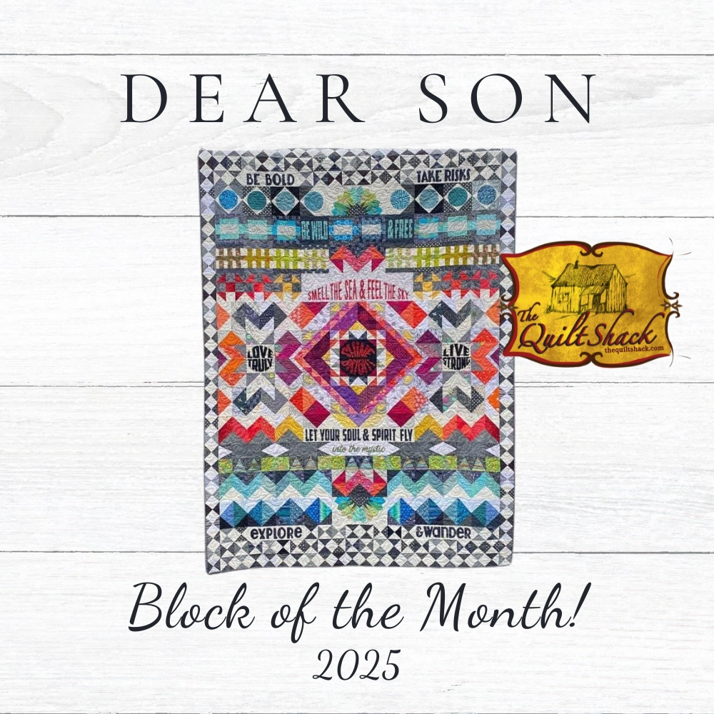 Dear Son By Rebecca Mae Designs Block of the Month 2025