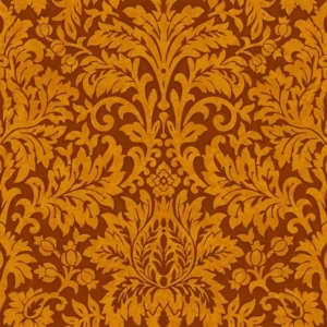 Seeds of Gratitude Damask Pumpkin 7699-35 By Studio E Fabrics