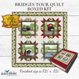 Bridges Tour Quilt Boxed Kit KT-15820 By Riley Blake Designs