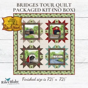 Bridges Tour Quilt Kit KT-15820 By Riley Blake Designs