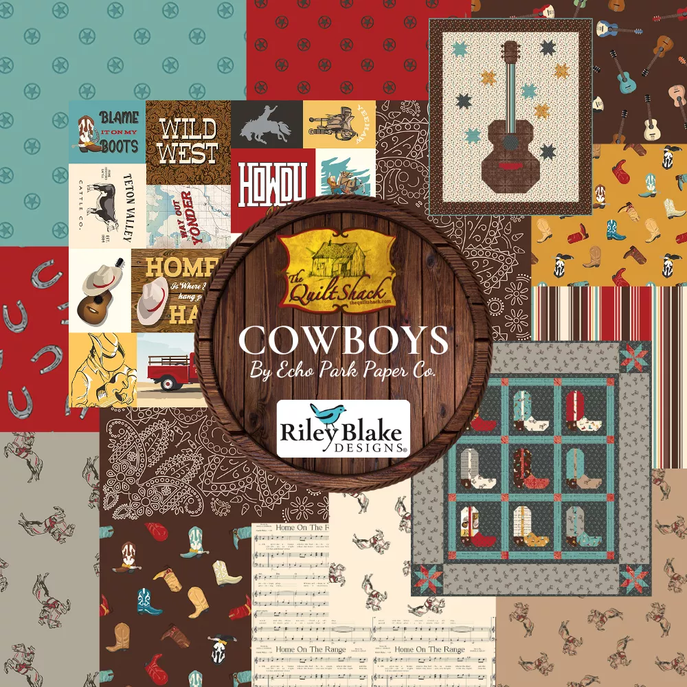 Cowboys by Echo Park Paper Co. for Riley Blake Designs