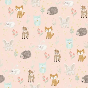 It’s A Girl Animals Blush C13320-BLUSH By Riley Blake Designs