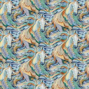 Rhapsody Spirit Of The Plains Multi 21240101-01 By Camelot Fabrics