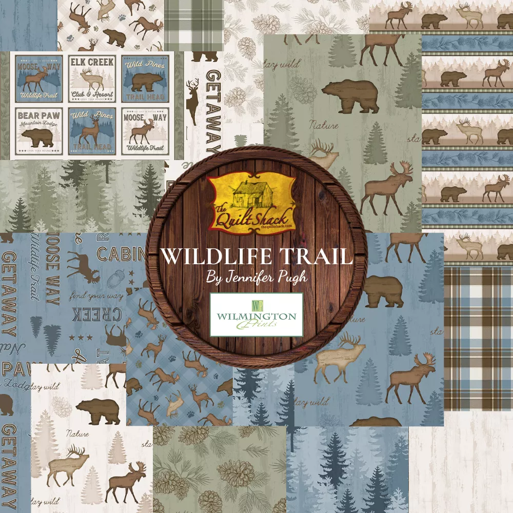 Wildlife Trail by Jennifer Pugh for Wilmington Prints