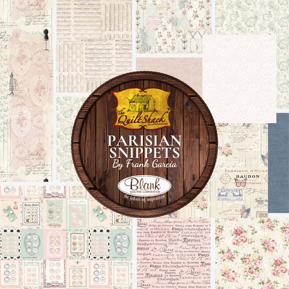 Parisian Snippets By Blank Quilting Fabrics Parisian Snippets By Blank Quilting Fabrics