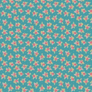 Farmer's Daughter Bouquet Raindrop C17177-RAINDROP By Riley Blake Designs