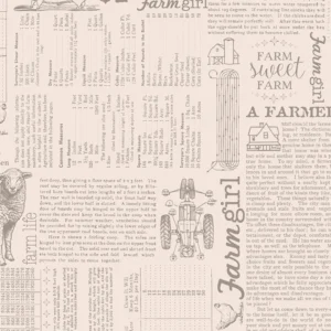 Farmer's Daughter Farm Life Background Rustic C17190-RUSTIC By Riley Blake Designs