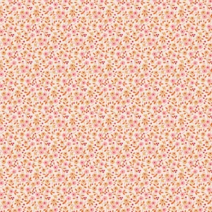 Farmer's Daughter Floral Coral C17171-CORAL By Riley Blake Designs