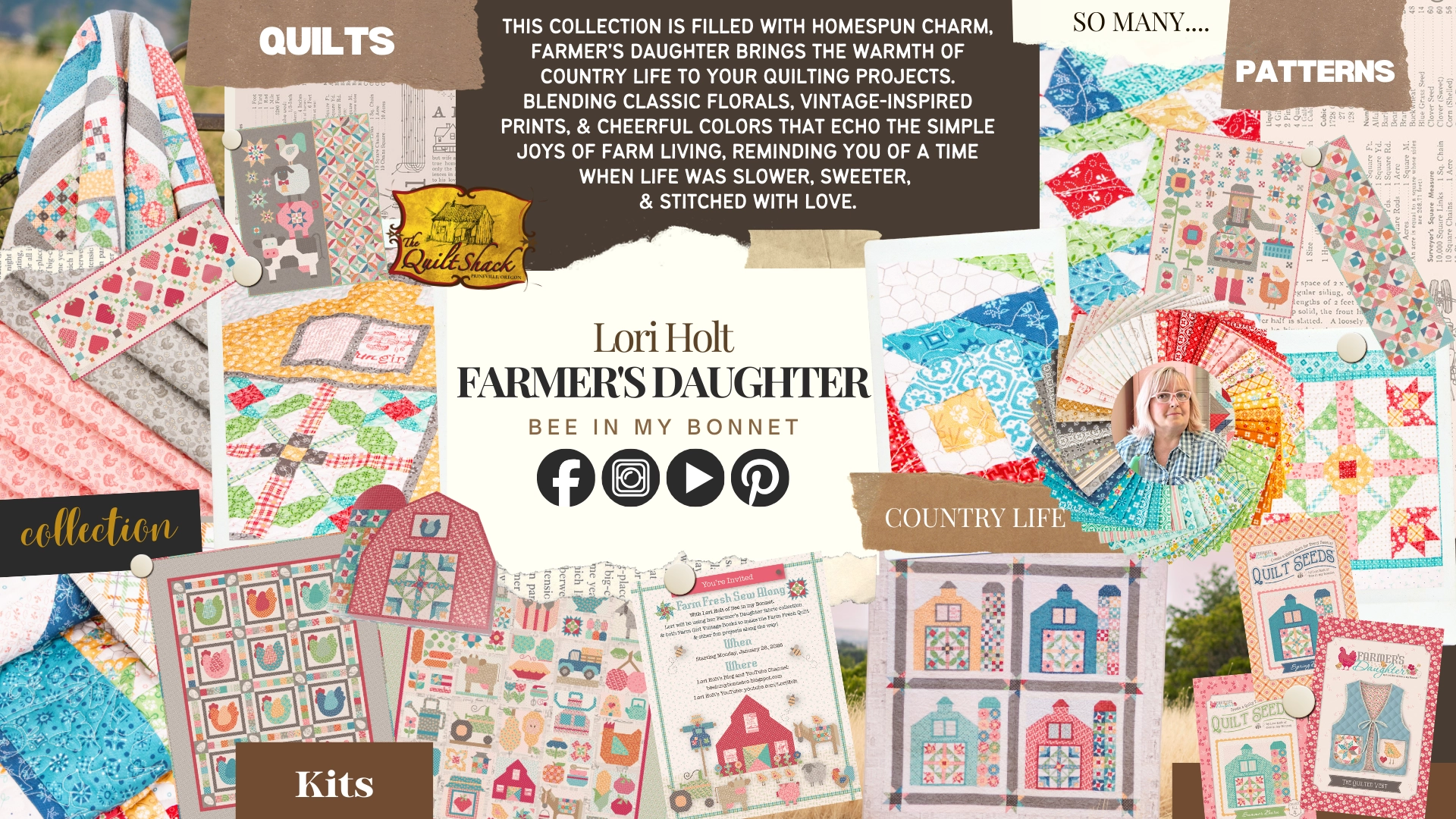 Farmer's Daughter By Lori Holt For Riley Blake Designs