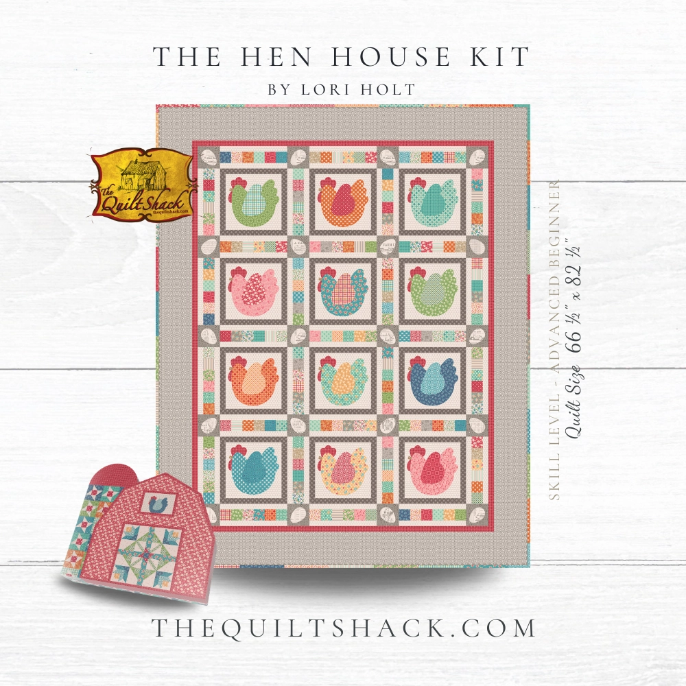 Farmer's Daughter The Hen House Quilt Kit 66½" x 82½" KT-17160 By Riley Blake Designs