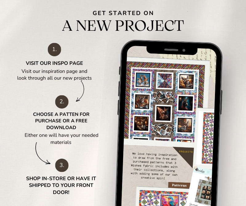 Get Started On A New Project With 3 Wishes Fabric