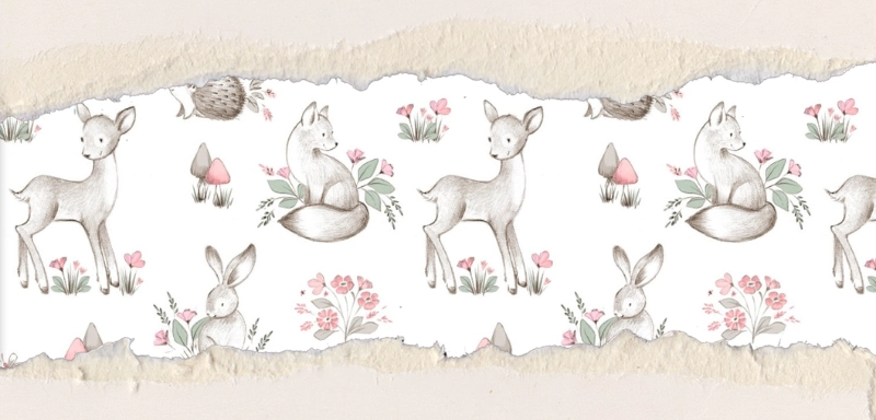 Sweet Woodland By 3 Wishes Fabric