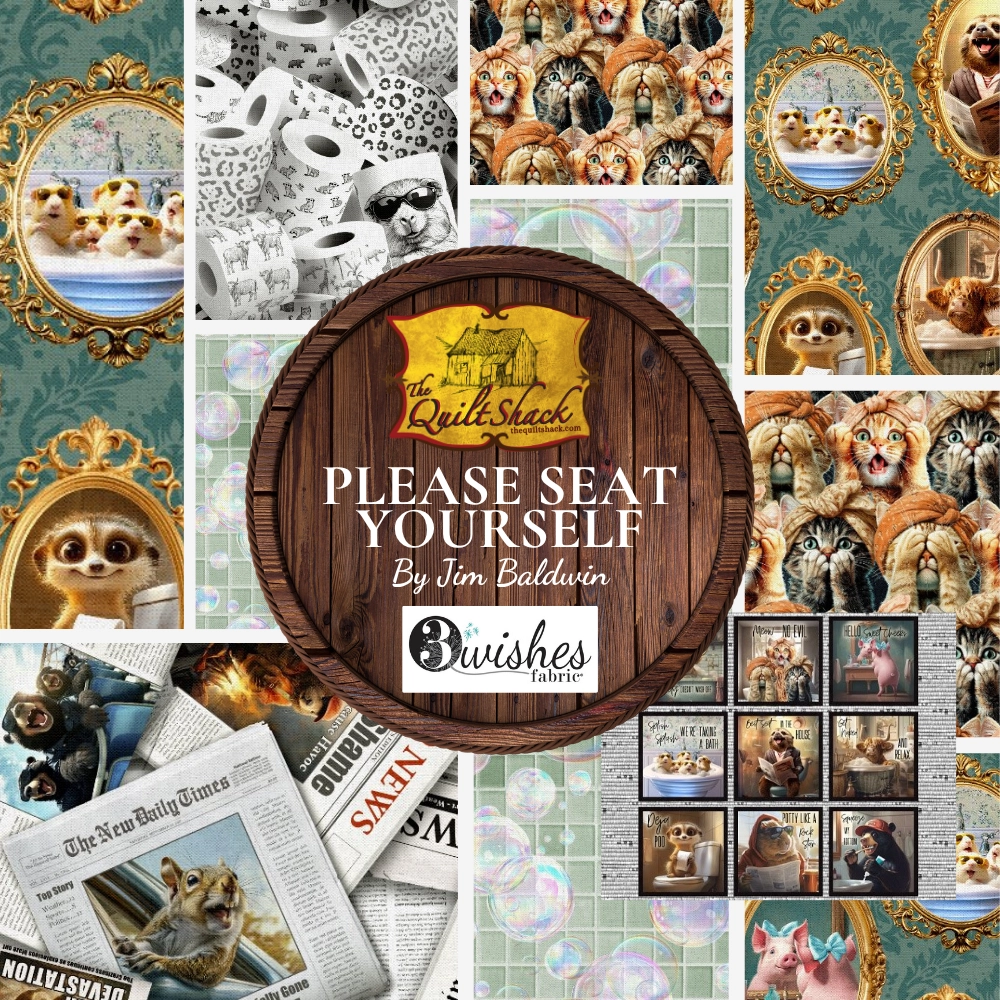 Please Seat Yourself By 3 Wishes Fabric