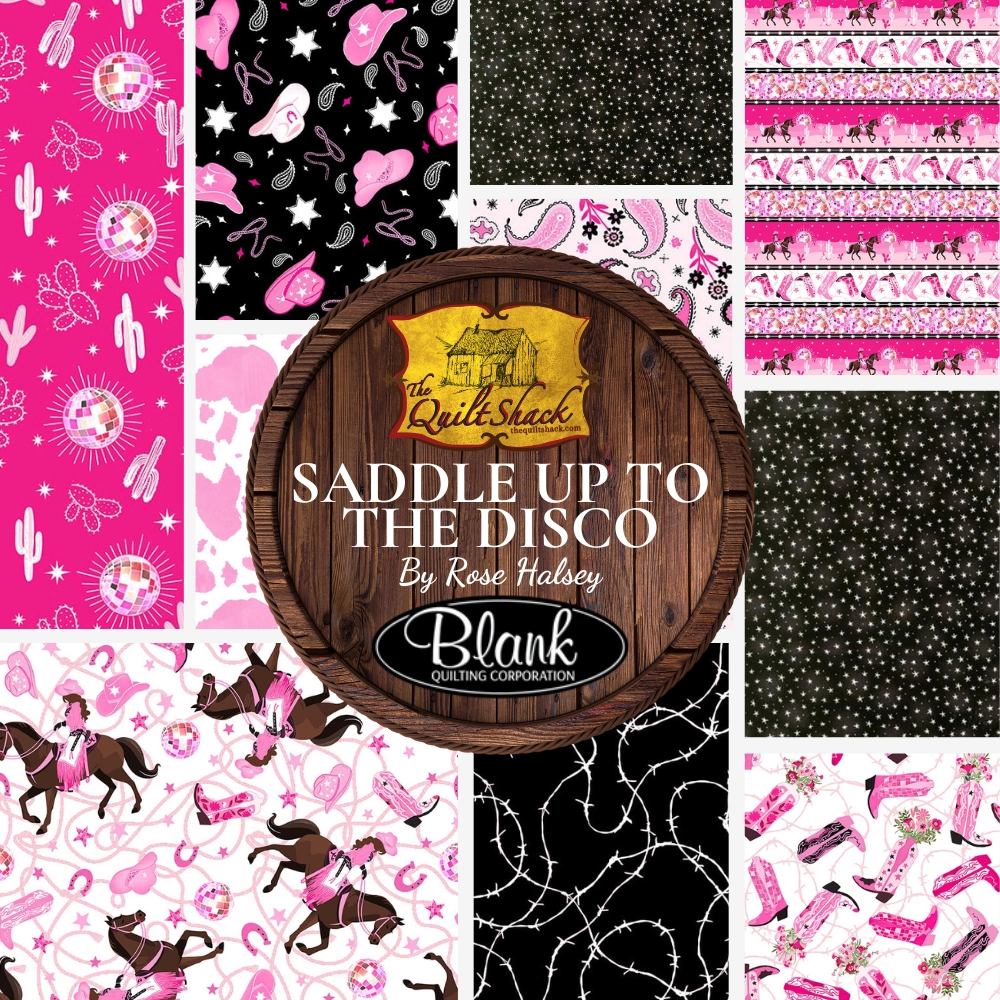 Saddle Up To The Disco by Rose Halsey for Blank Quilting Saddle Up To The Disco by Rose Halsey for Blank Quilting