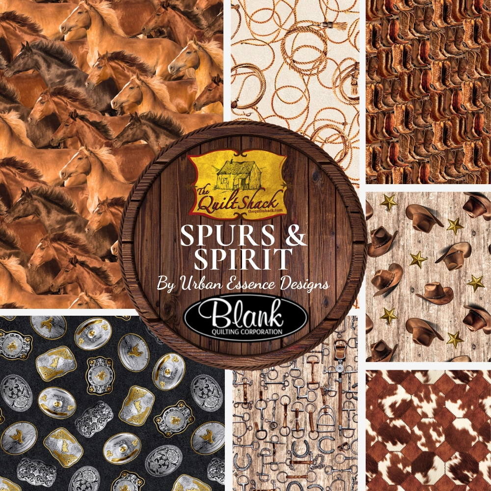 Spurs and Spirit by Urban Essence Designs for Blank Quilting Spurs and Spirit by Urban Essence Designs for Blank Quilting