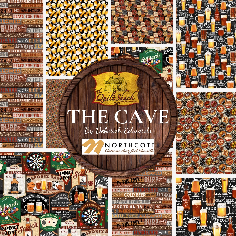 The Cave by Deborah Edwards for Northcott Fabrics