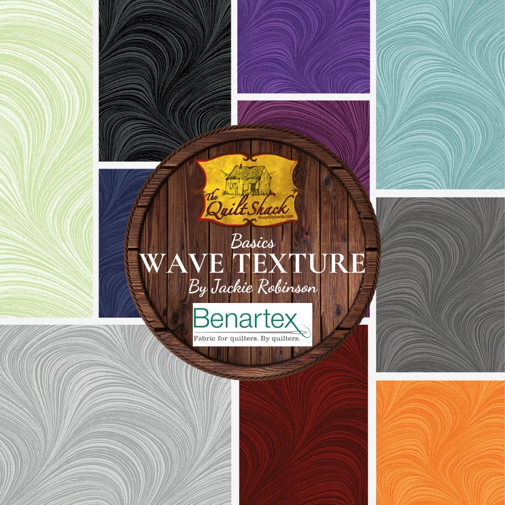 Wave Texture by Jackie Robison for Benartex Fabrics