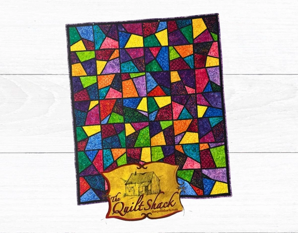 Stained Glass Layered Cake Quilt Stained Glass Layered Cake Quilt